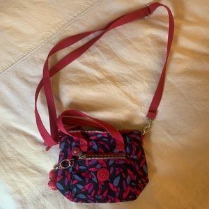 Kipling willow breeze purple pink crossbody bag
